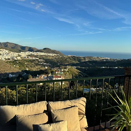 Villa En Frigiliana Con Piscina, Jacuzzi Y Espectaculares Vistas Esterno foto
