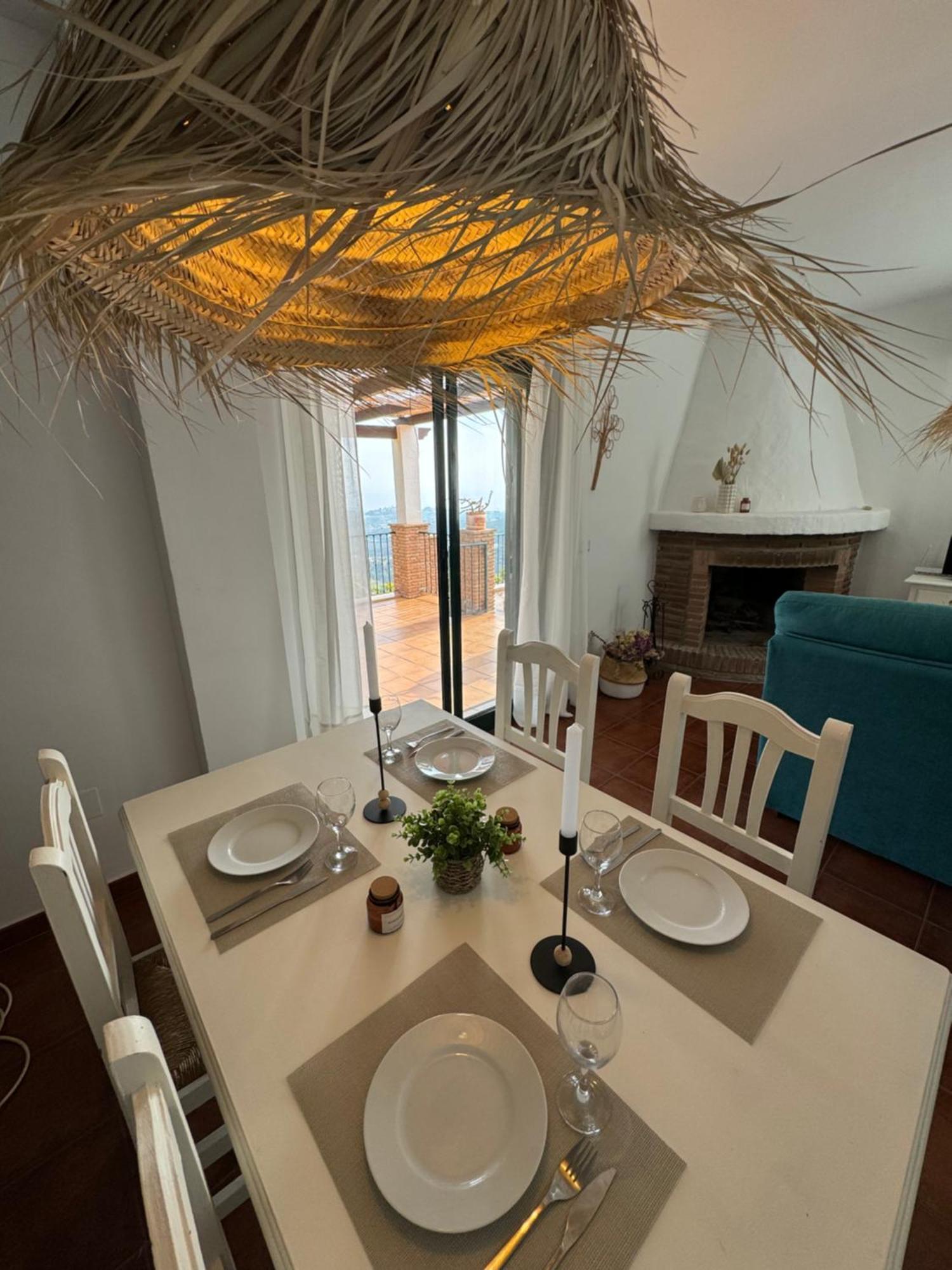 Villa En Frigiliana Con Piscina, Jacuzzi Y Espectaculares Vistas Esterno foto