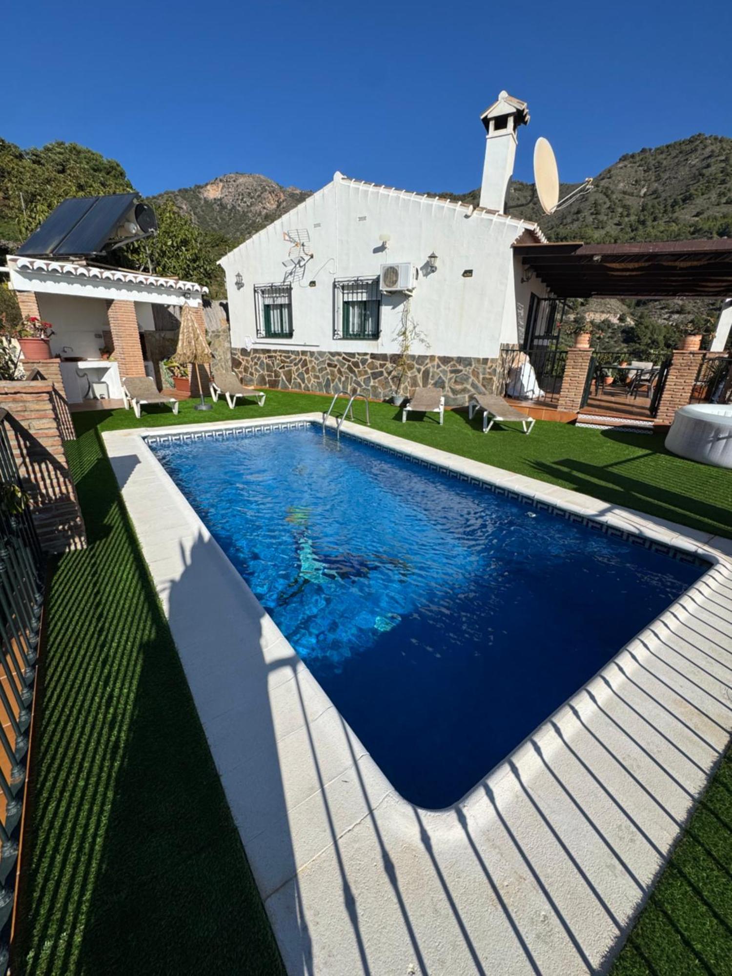 Villa En Frigiliana Con Piscina, Jacuzzi Y Espectaculares Vistas Esterno foto